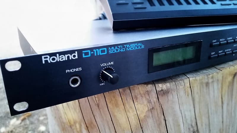 Mint Vintage Roland D-110 LA Synthesizer w/ PG-10 Programmer --- Linear  Arithmetic Synthesis, D50, D70, Virtual Analog, Synth Editor, PG10, D110,  D10,