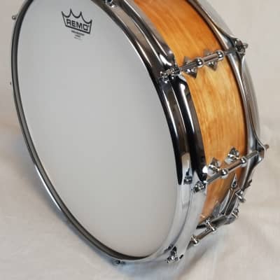 Craviotto Private Reserve Timeless Timber Birch 4.5"X14" Snare Drum, #2 of 2, SS Hoop, w/Gig Bag image 4