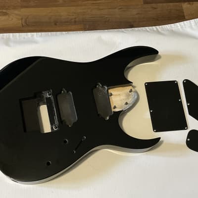 1999 Japan Fujigen Ibanez RG7620 7 String Black Guitar Body