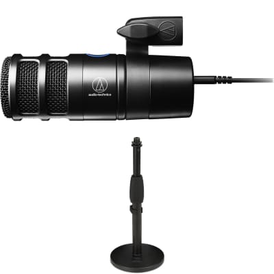 Audio-Technica AT2040USB Dynamic Broadcast USB Microphone with Desk Stand