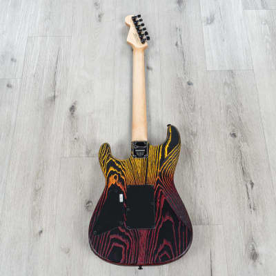 Charvel Pro-Mod San Dimas Style 1 HH FR E Ash Guitar, Ebony Fretboard, Sunburn image 6