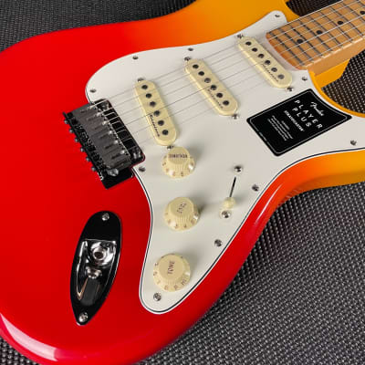Fender Player Plus Stratocaster, Maple Fingerboard- Tequila Sunrise (MX22048334) image 3