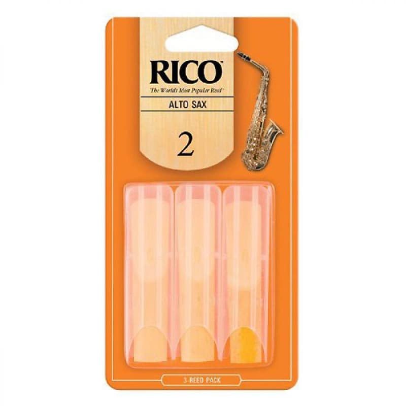Rico Alto Sax Reeds #2 3-Pack | RJA0320 image 1