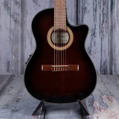 Ibanez GA35TCE Thinline Classical Acoustic/Electric, Dark Violin Sunburst for sale