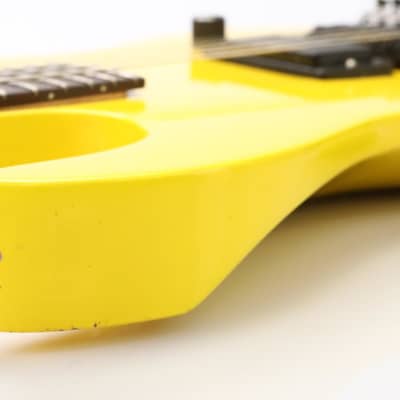 1980s BC Rich Gunslinger Prototype Yellow Guitar Vivian Campbell? #47221 image 14