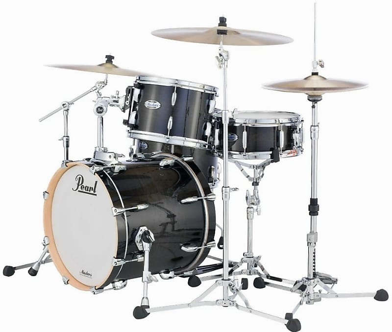 Pearl  Masters MCT 4 Piece Bop Shell Pack in Black Twilight Burst image 1