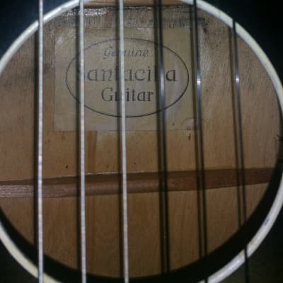 Santacilla EL-Toreador 1930s Oscar Schmidt Newly Reseated Neck .. Hand-painted Guitar With Original Case And Slide image 12