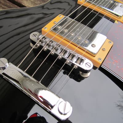 SX Les Paul Copy 6 String Electric Guitar - Black image 5