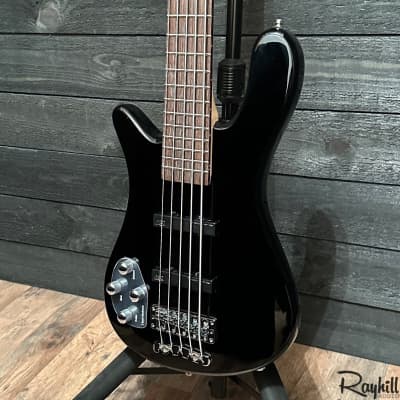 Warwick Rockbass Streamer LX Left Handed 5-String Black Electric Bass Guitar image 3