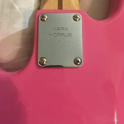 Custom Pink 2001 Mark Hoppus Fender Bass w/ Hardshell image 6
