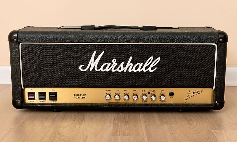 Marshall Black Jubilee JCM 100/50W Model 2555 Vintage Tube Amp Head 1988