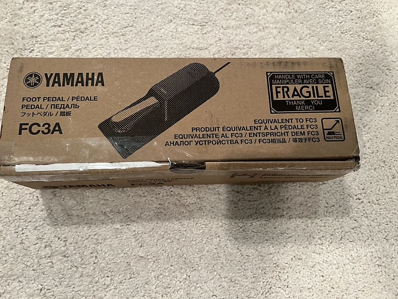 Yamaha FC3A Continuous Piano Style Sustain Pedal - Black | Reverb