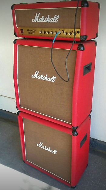 Marshall Lead 100 MOSFET Stack 1986 Factory Red | Reverb