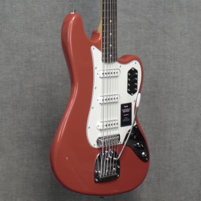Fender Vintera II 60's Bass VI- Fiesta Red image 4