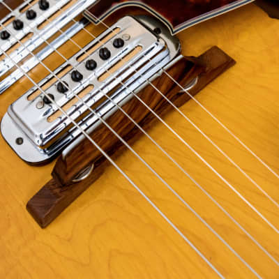 1966 Harmony H76 Vintage Electric Guitar 100% Original w/ DeArmond Gold Foils, Bigsby B3 & Case image 10