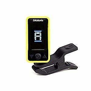 Planet Waves Eclipse Headstock Guitar Tuner Yellow image 1