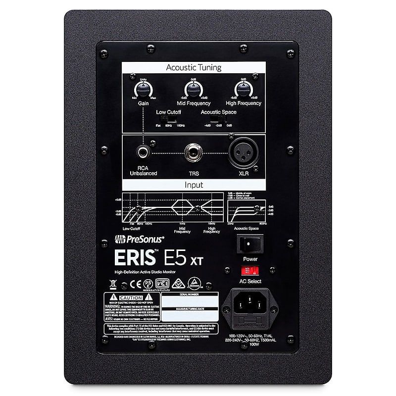 PreSonus Eris E5 XT 2-Way Active Studio Monitor (Single) image 2