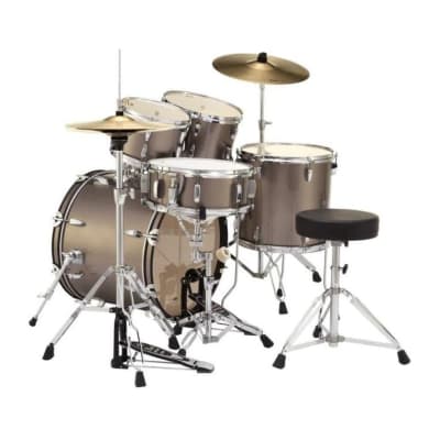 Pearl Roadshow 5 pc Set w/Hardware & Cymbals Bronze Metallic RS505C/C707 image 6