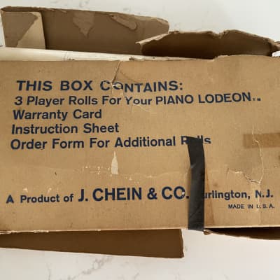 J. Chein & Co. Piano Lodeon 1950s - Beige image 9