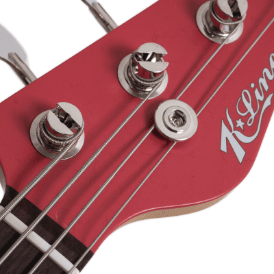 K-Line Junction Bass Fiesta Red w/Matching Headstock image 16