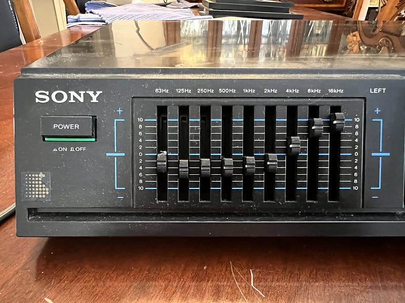 Sold SONY SEQ-450 9-Band Graphic Equalizer/Spectrum Analyzer. MADE IN JAPAN