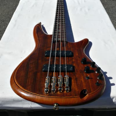 Ibanez SR1200 Premium SR Series Bass Guitar with Ibanez Custom Hardshell Bass Case - Vintage Natural Flat Finish - PV MUSIC Guitar Shop Inspected Setup + Tested Plays / Sounds / Looks Excellent Condition - Free Shipping image 5