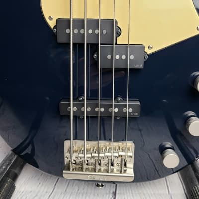 Yamaha Japan BB35 5 String Bass Midnight Blue image 3