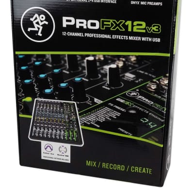 Mackie ProFX12v3 12-Channel Professional Effects Mixer w/USB ProFX12 v3 image 4