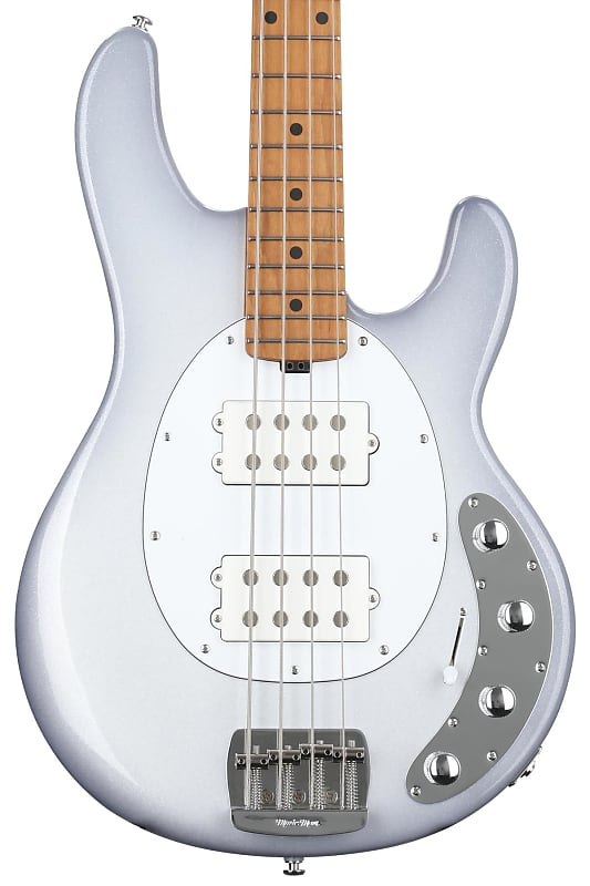 Ernie Ball Music Man StingRay Special HH Bass Guitar - Snowy Night with Maple Fingerboard image 1