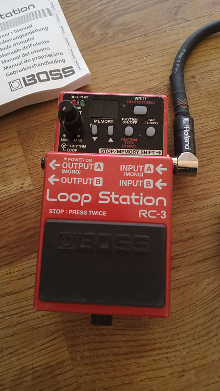 Boss RC-3 looper pedal with FS-5U switch 2015 | Reverb