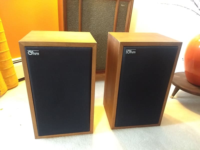 Vintage Ohm Acoustics Corp MODEL L Electrodynamic Speakers Reverb