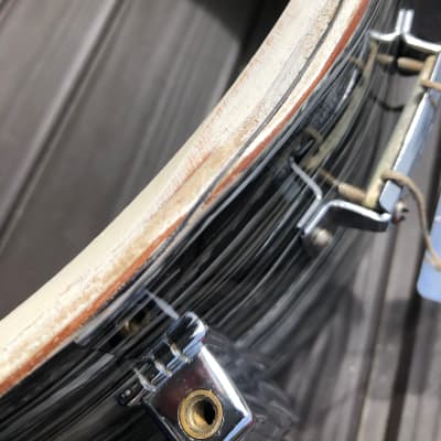 Ludwig 1963 "Ringo-Beatle Spec" Black Oyster Jazz Festival, 5, 5/16" x 14", Holy Grail! Clean! image 13