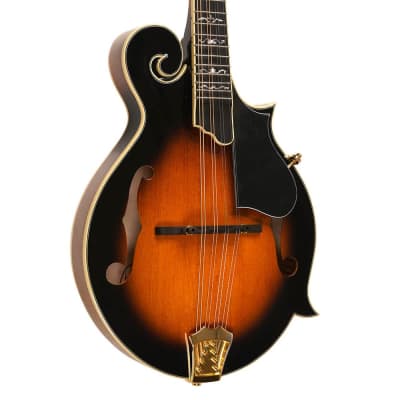 Gold Tone F-Style Mandolin, Carved Spruce Top, Two Tone Tobacco for sale