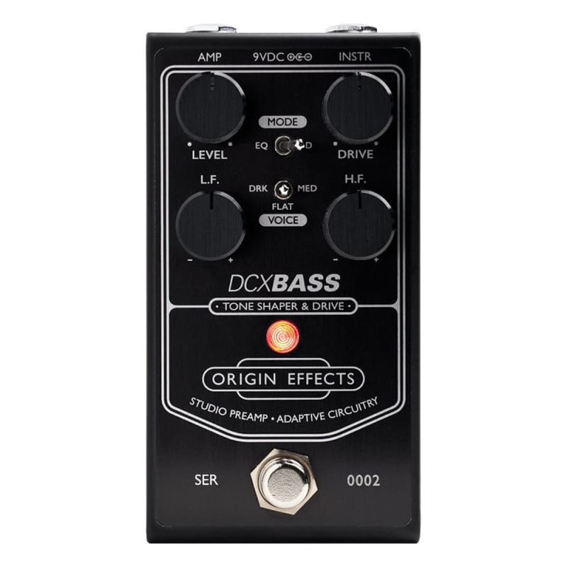 Origin Effects DCX Boost Tone Shaper & Drive Pedal Black Edition