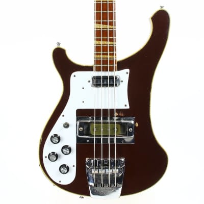 1969 Rickenbacker 4001 Bass Burgundyglo LEFT-HANDED -- EXTREMELY RARE Beatles Era Paul McCartney Ric! 4000 for sale