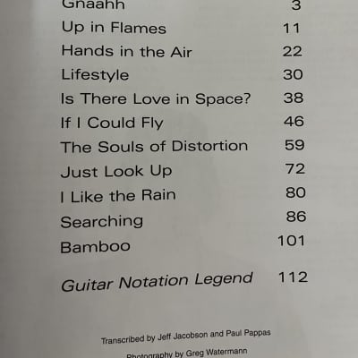 Joe Satriani - Is There Love In Space? - Guitar Tab / Tablature Book image 3