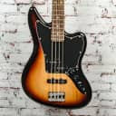 Squier - Jaguar Bass - Solid Body Electric Bass Guitar - 3 Tone Burst - x4334 USED