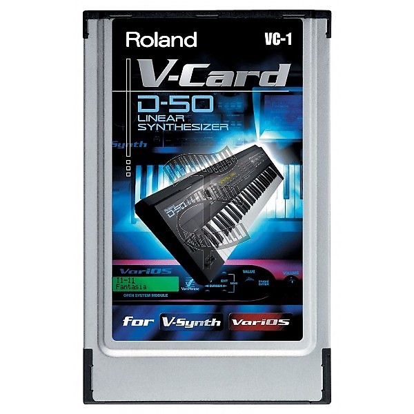 Roland VC-1 V-Card \"D-50　新品・未開封品 Roland VC1 V-Card