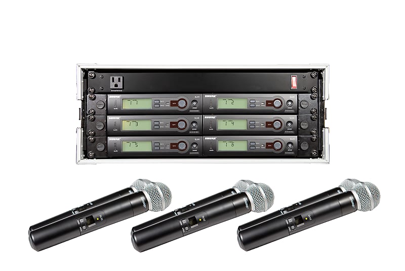 Shure SLX24/SM58 6Pack Wireless Handheld Microphone System Reverb