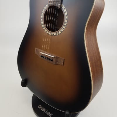 Teton STS100CEDVS Dreadnought with Electronics 2021 Dark Vintage Stain image 4