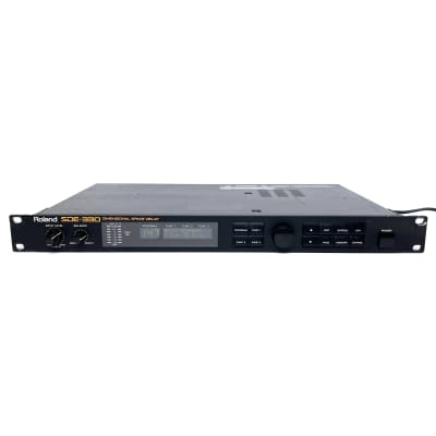 Roland SDE-330 w/New Internal Battery Rare Dimensional Space Delay - Black