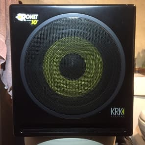 KRK Rokit Original Series Black RP 10s Powered Sub Reverb