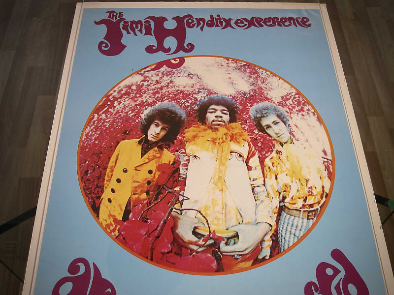 ビンテージ 60s JIMI HENDRIX EXP プロモ ポスター Jimi Hendrix Signed Experience Poster. - Raptis Rare Books