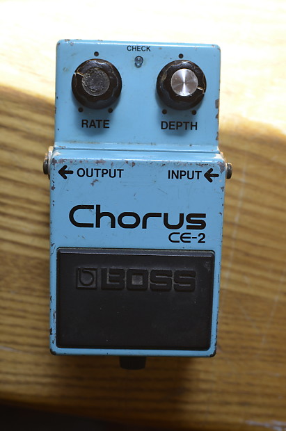 BOSS Chorus CE-2 ギターエフェクター Boss CE-2 Chorus 1986 Green Label Japan Effect Pedal - YouTube