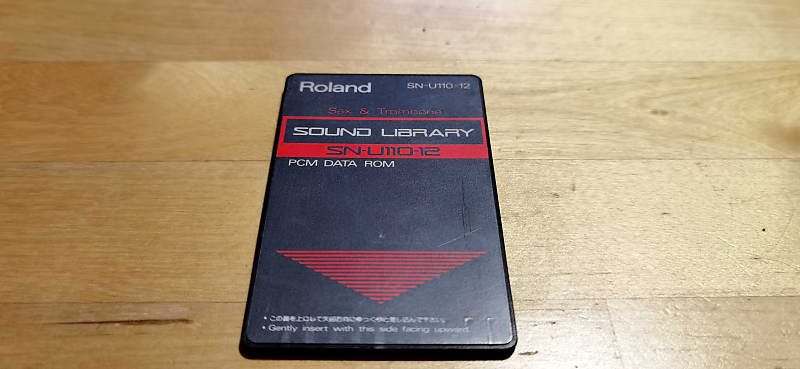 Roland Sound Library SN-U110-12 Sax & Trombone - Data ROM