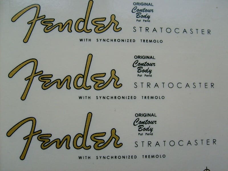 Stratocaster Stratocaster Decal | Reverb