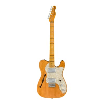 Fender American Vintage II 1972 Telecaster 6-String Thinline Electric Guitar (Right-Handed, Aged Natural) image 1