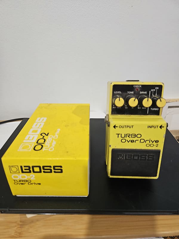 Boss OD-2 Turbo OverDrive (Black Label) MIJ 1985 | Reverb Canada