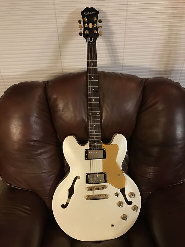 Epiphone Dot PW 2011 Pearl White | Reverb