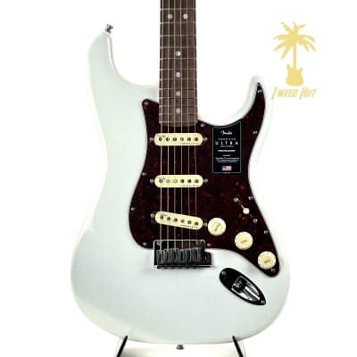 Fender American Ultra Stratocaster®, Rosewood Fingerboard, Arctic Pearl image 1
